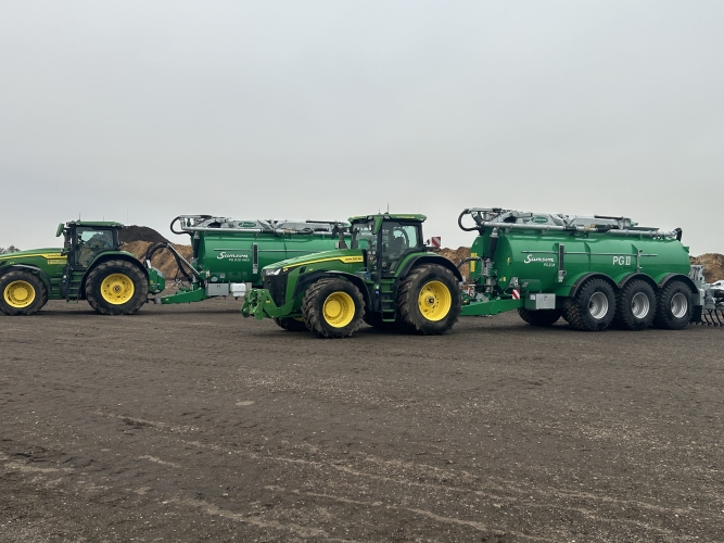 Samson gyllevogne til professionel gyllekørsel i Ribe og omegn