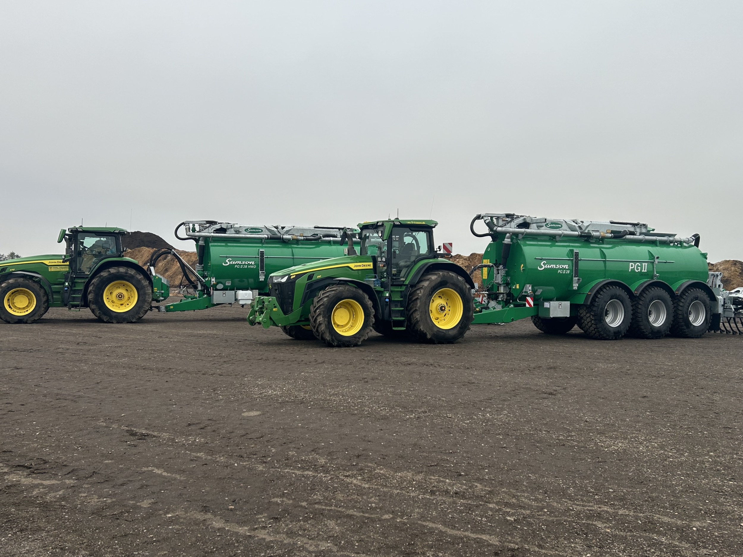 Samson gyllevogne til professionel gyllekørsel i Ribe og omegn